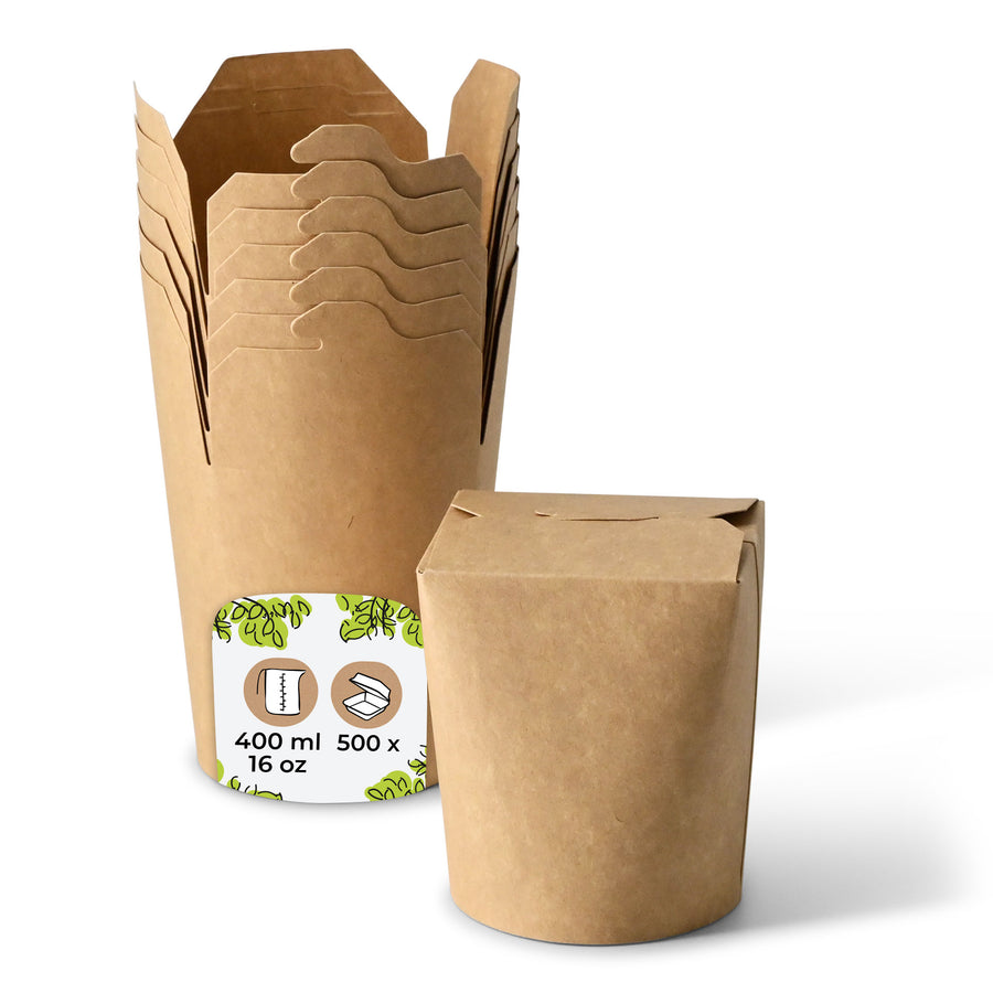 Nudelboxen / Asiaboxen Karton, beschichtet