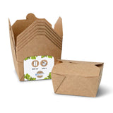 Pappschachtel Kraftkarton, kompostierbar - Speisebox to go