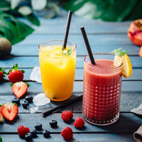Jumbo Papierstrohhalme 23 cm – Trinkhalme für Smoothies