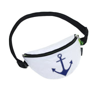 Bauchtasche aus recyceltem Segeltuch, wasserabweisend & robust