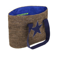 Strandtasche aus Sisal, wasserabweisend & robust für den Sommer