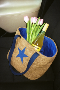 Strandtasche aus Sisal, wasserabweisend & robust für den Sommer