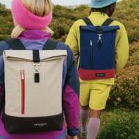 Rucksack aus recyceltem Segeltuch – robust & wasserabweisend
