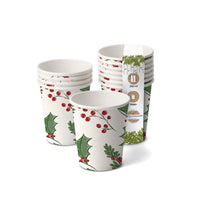 Winterbecher Pappe mit Wintermotiv - Heiß- & Kaltgetränke