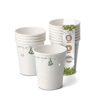 Winterbecher Pappe mit Wintermotiv - Heiß- & Kaltgetränke