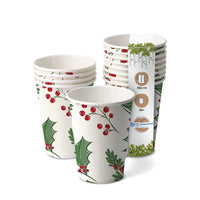 Winterbecher Pappe mit Wintermotiv - Heiß- & Kaltgetränke