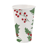 Winterbecher Pappe mit Wintermotiv - Heiß- & Kaltgetränke