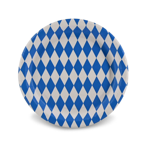 Partyteller Pappe bayrisch 23 cm