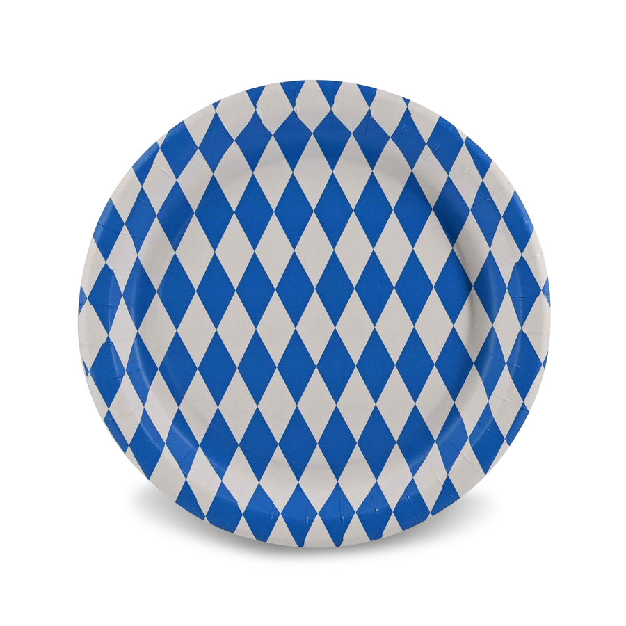 Partyteller Pappe bayrisch 23 cm
