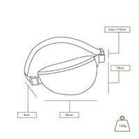 Bauchtasche aus recyceltem Segeltuch, wasserabweisend & robust