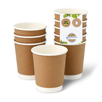Coffee-to-go-Becher aus Pappe, doppelwandig – Einweg für Heißgetränke