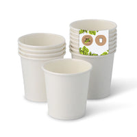 Pappbecher für Heißgetränke (beschichtet), Kaffeebecher to go aus Pappe, Einweg, div. Mengen