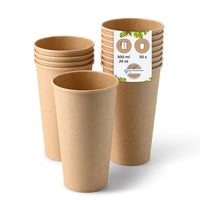 Pappbecher beschichtet - Coffee-to-go-Becher für Heißgetränke