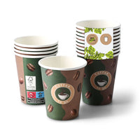 Pappbecher bedruckt PE-beschichtet, Kaffeebecher to go