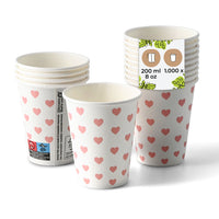 Pappbecher bedruckt PE-beschichtet, Kaffeebecher to go