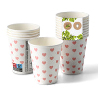 Pappbecher bedruckt PE-beschichtet, Kaffeebecher to go