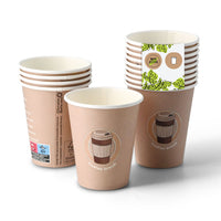 Pappbecher bedruckt PE-beschichtet, Kaffeebecher to go