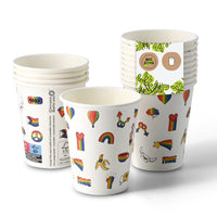Pappbecher bedruckt PE-beschichtet, Kaffeebecher to go