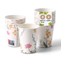 Pappbecher bedruckt PE-beschichtet, Kaffeebecher to go