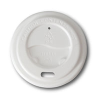 Deckel für To-go-Becher – Einweg PS-Kunststoffdeckel mit Trinköffnung
