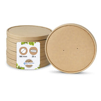 Pappdeckel beschichtet für Becher & Schalen - Einweg, Takeaway