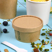 Pappdeckel beschichtet für Becher & Schalen - Einweg, Takeaway