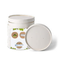 Pappdeckel beschichtet für Becher & Schalen - Einweg, Takeaway