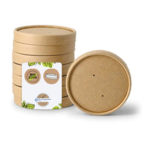 Pappdeckel beschichtet für Becher & Schalen - Einweg, Takeaway