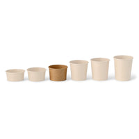 Eisbecher aus Pappe beschichtet - Dessert- & Snackbecher Einweg
