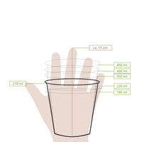 Eisbecher aus Pappe beschichtet - Dessert- & Snackbecher Einweg