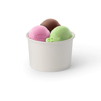 Eisbecher aus Pappe beschichtet - Dessert- & Snackbecher Einweg
