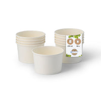 Eisbecher aus Pappe beschichtet - Dessert- & Snackbecher Einweg