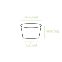 Eisbecher aus Pappe beschichtet - Dessert- & Snackbecher Einweg