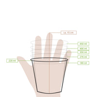 Eisbecher aus Pappe beschichtet - Dessert- & Snackbecher Einweg