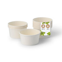 Eisbecher aus Pappe beschichtet - Dessert- & Snackbecher Einweg