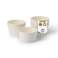 Eisbecher aus Pappe beschichtet - Dessert- & Snackbecher Einweg