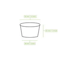 Eisbecher aus Pappe beschichtet - Dessert- & Snackbecher Einweg