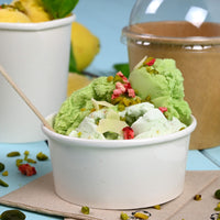 Eisbecher aus Pappe beschichtet - Dessert- & Snackbecher Einweg