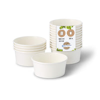 Eisbecher aus Pappe beschichtet - Dessert- & Snackbecher Einweg