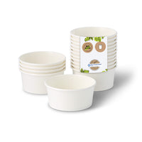 Eisbecher aus Pappe beschichtet - Dessert- & Snackbecher Einweg