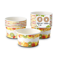 Eisbecher aus Pappe beschichtet - Dessert- & Snackbecher Einweg