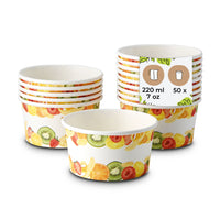 Eisbecher aus Pappe beschichtet - Dessert- & Snackbecher Einweg