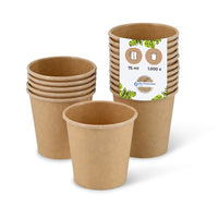 Portionsbecher aus Karton – runde Einweg-Becher für Dips & Saucen