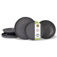 Mehrweg-Tableware Sets, Bio-Compound pfeffergrau