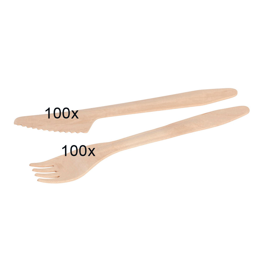 100 Messer und 100 Gabeln je Pack