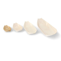 Holzschiffchen Einweg – kompostierbare Snackschalen für Fingerfood