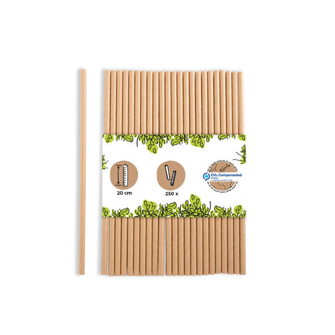 Papierstrohhalme kompostierbar – plastikfrei für Feste & Gastro