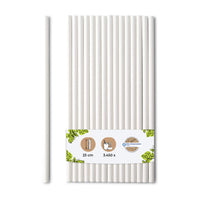 Jumbo Papierstrohhalme 23 cm – Trinkhalme für Smoothies