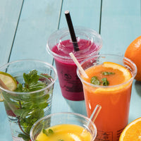 Jumbo Papierstrohhalme 23 cm – Trinkhalme für Smoothies