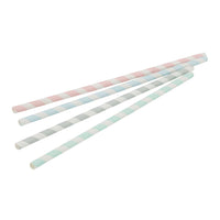 Papierstrohhalme Jumbo pastell, biologisch abbaubar
